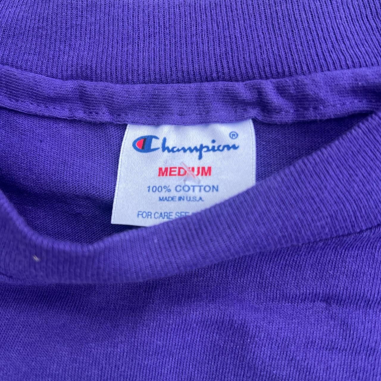 Champion Vintage 90s Harvard University Champion Purple T Shirt Size US M / EU 48-50 / 2 - 4 Thumbnail
