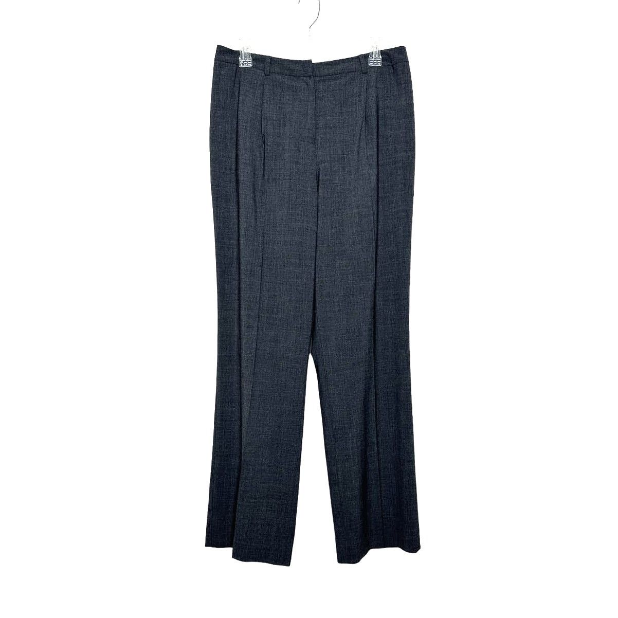 Jones New York Jones New York gray pleated stretch trousers size 12 Size 34" / US 12 / IT 48 - 1 Thumbnail