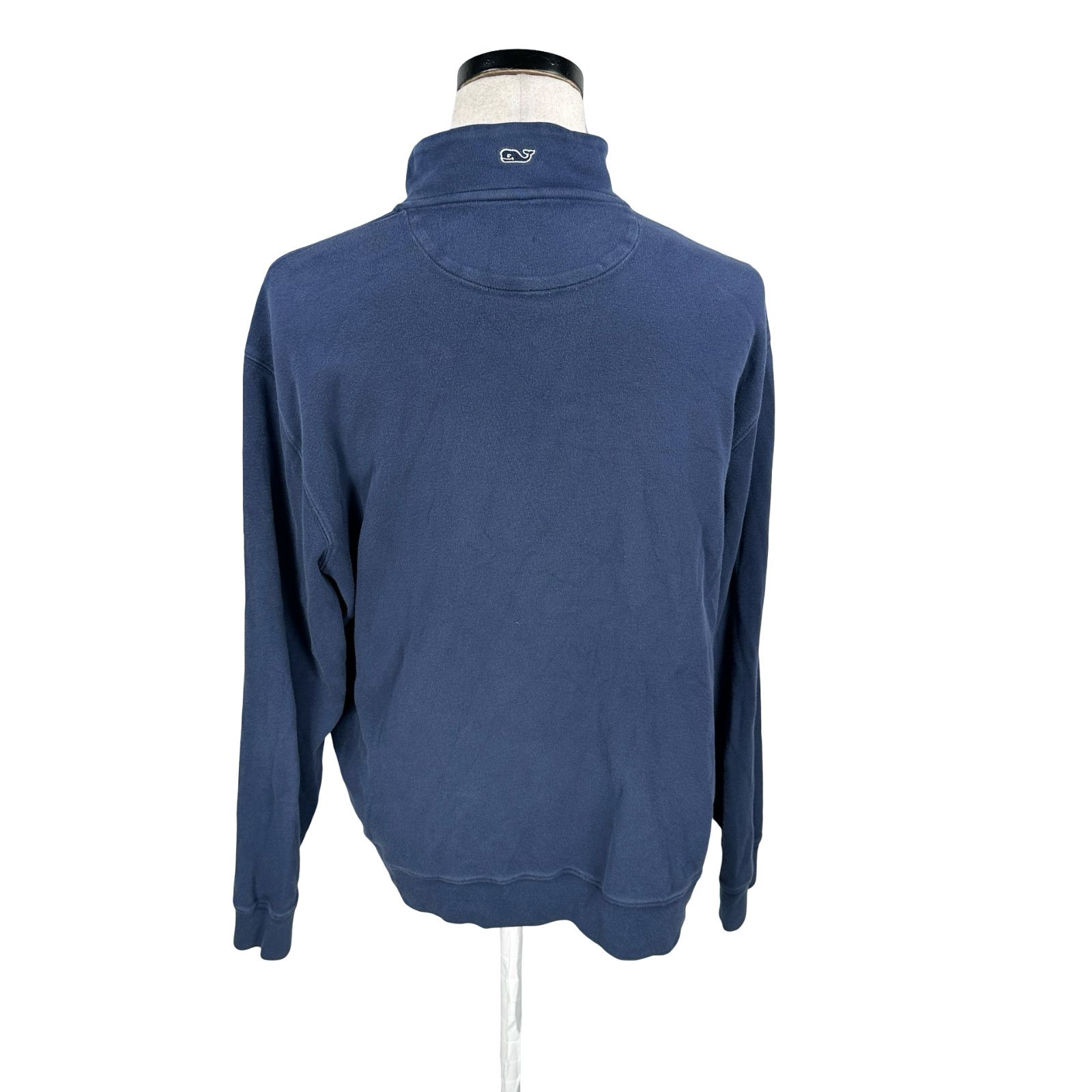 Vineyard Vines Vineyard Vines 1/4 Zip Sweatshirt Men’s XL Blue Pima Cotton Size US XL / EU 56 / 4 - 4 Thumbnail