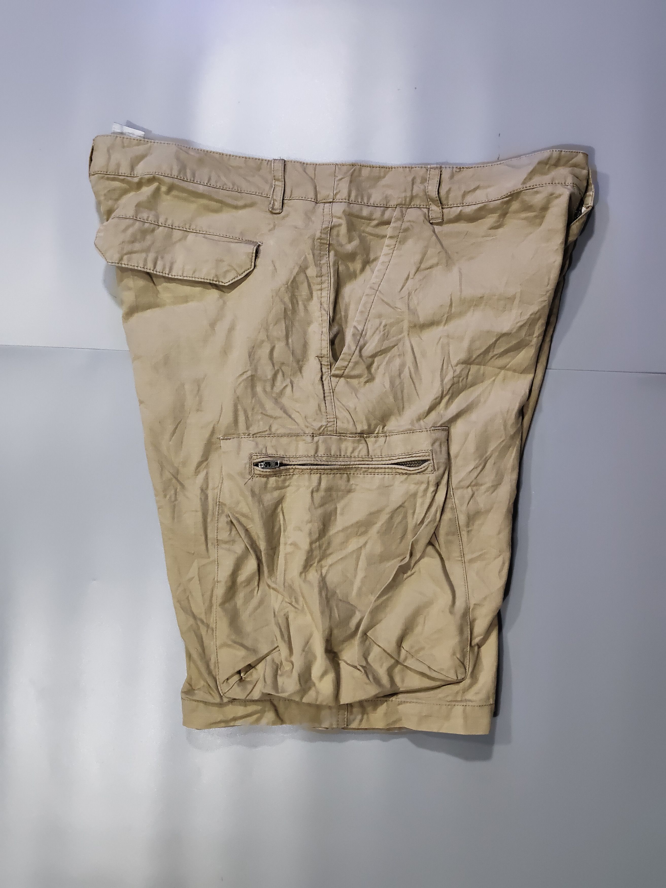 Nike 💥💥WOW💥💥 Vintage Nike ris top Cotton shorts in khaki Size US 38 / EU 54 - 3 Thumbnail