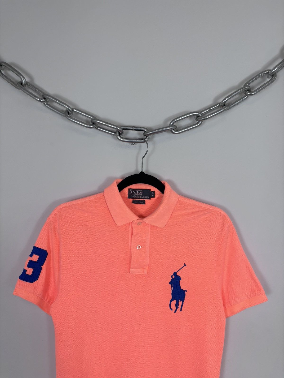 Polo Ralph Lauren Polo Ralph Lauren Vintage Men’s Orange 3 Big Pony Polo Shirt Size US S / EU 44-46 / 1 - 2 Thumbnail