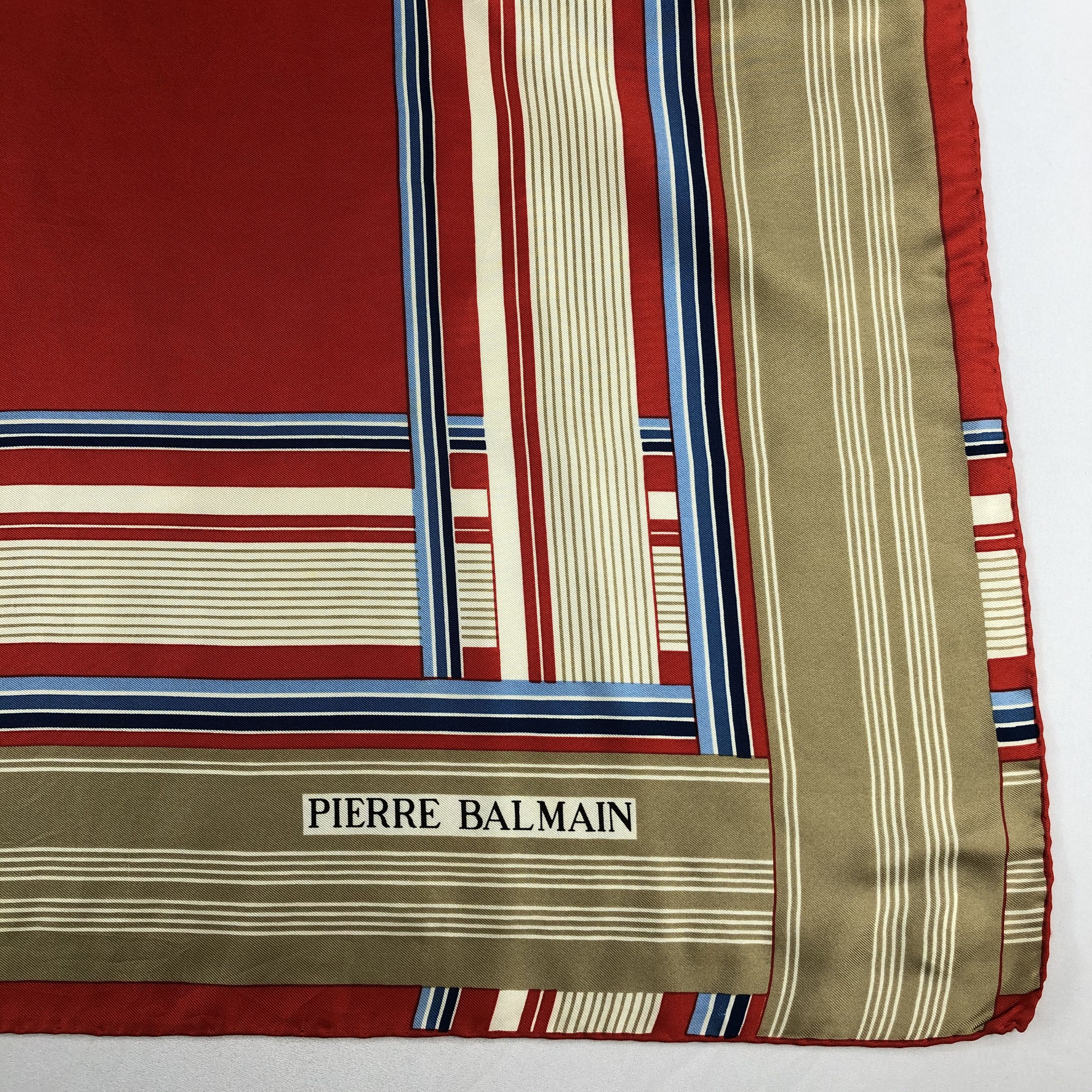 Pierre Balmain Vintage Pierre Balmain Silk Scarf Size ONE SIZE - 4 Thumbnail