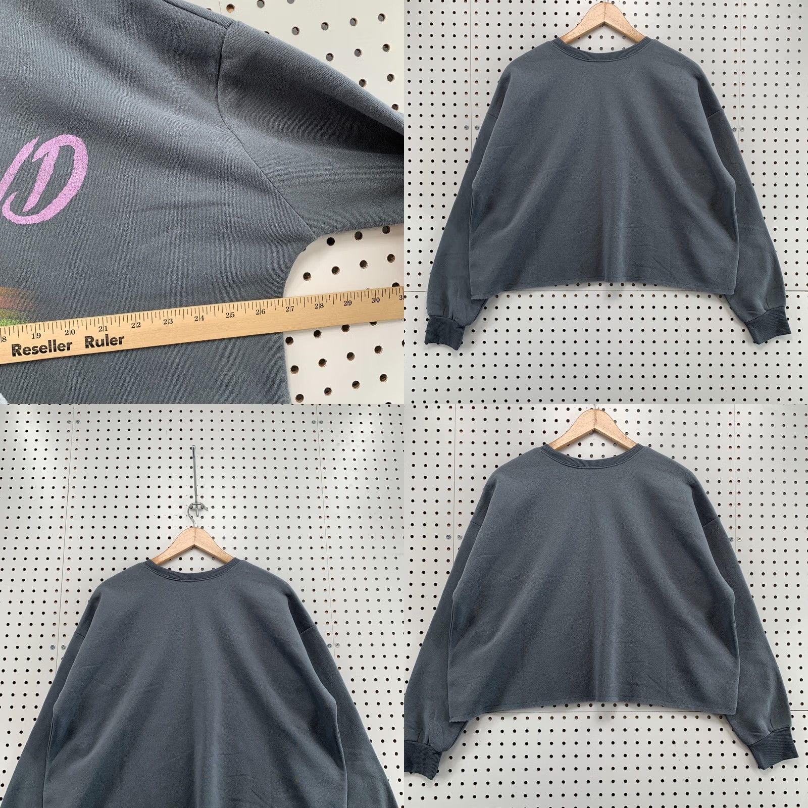 Vintage Pink Floyd Sweatshirt Gray Crewneck Pullover Womens M 27x22 NWT Size M / US 6-8 / IT 42-44 - 9 Thumbnail
