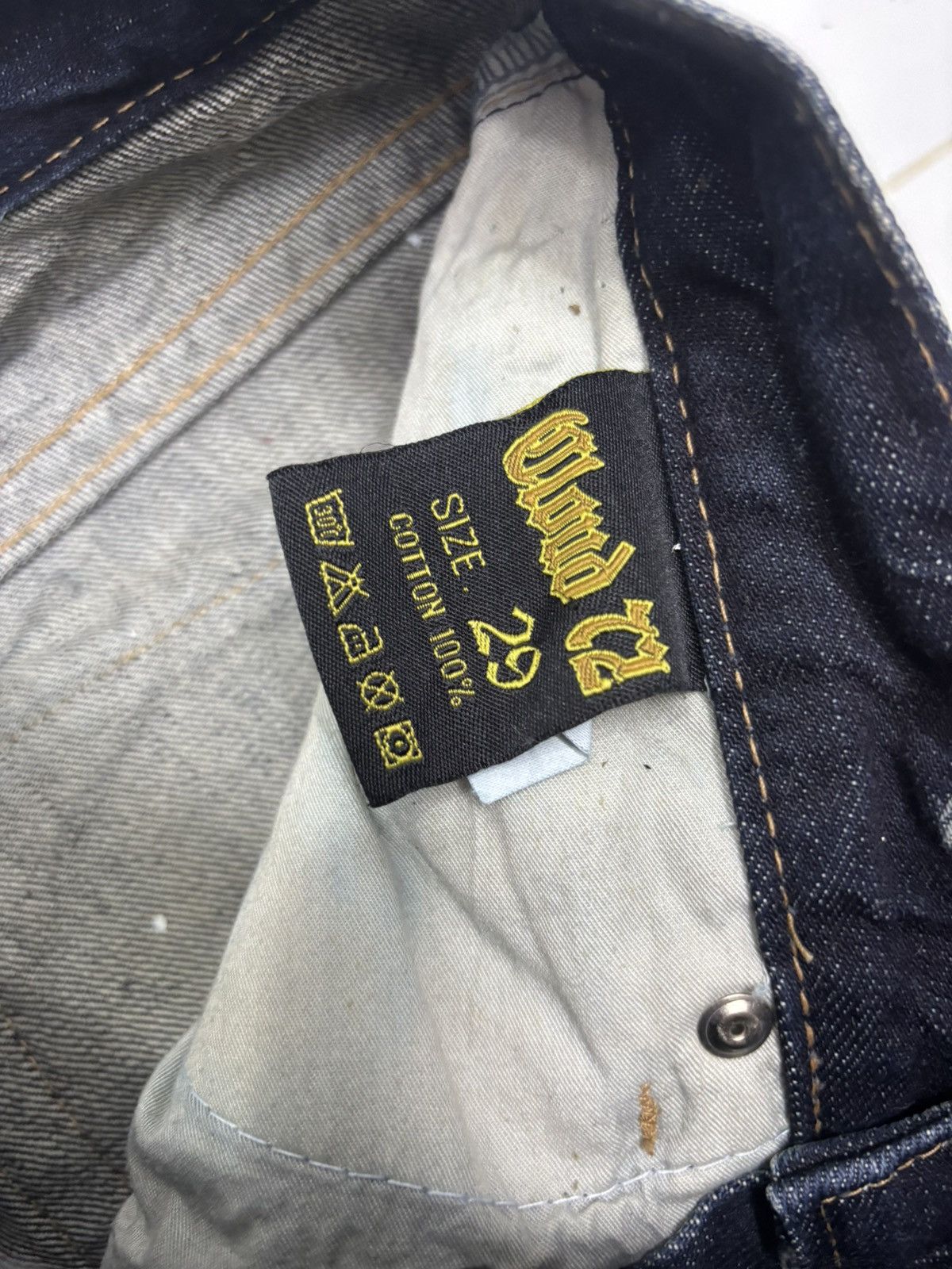 Affliction 🔥Vintage Skulls Denim Cloud72 Distressed Denim Jeans Lgb Size US 30 / EU 46 - 12 Thumbnail