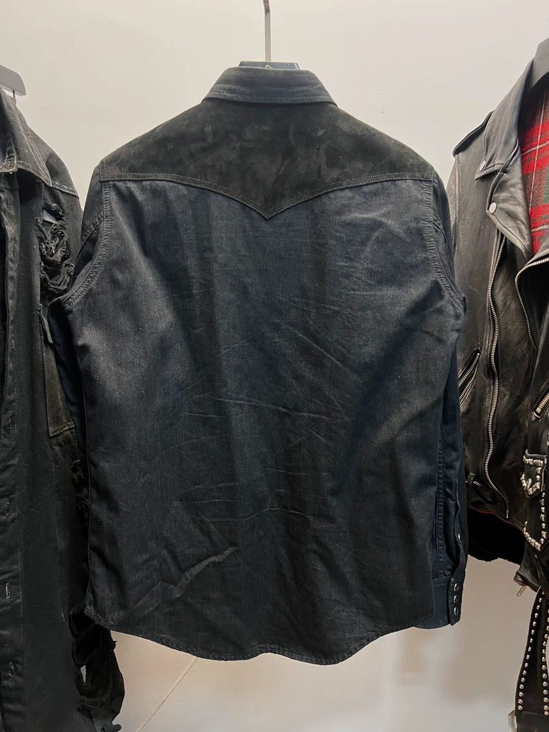 Saint Laurent Paris Sanit Laurent Paris Suede patchwork shirt jacket Size US S / EU 44-46 / 1 - 2 Thumbnail