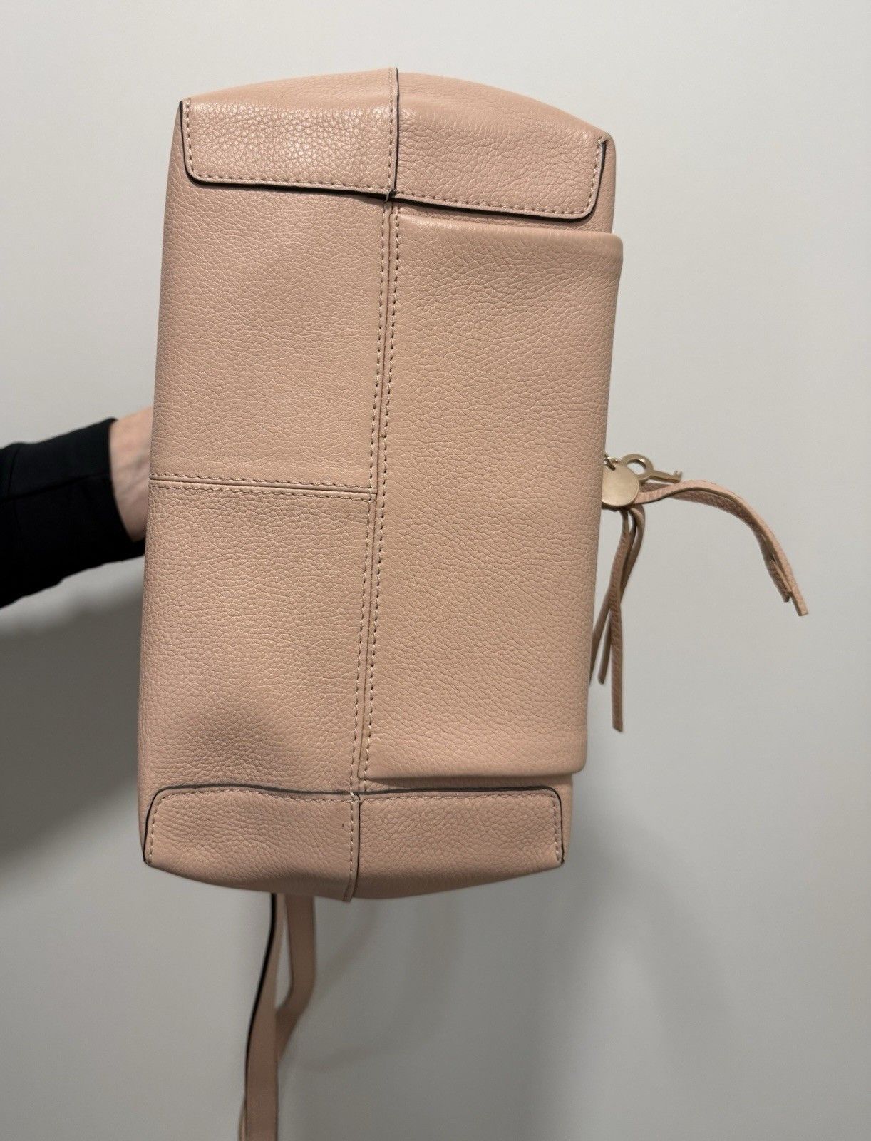 See by Chloe DDP See By Chloe Joan Leather crossbody suede bag peach Size ONE SIZE - 12 Thumbnail