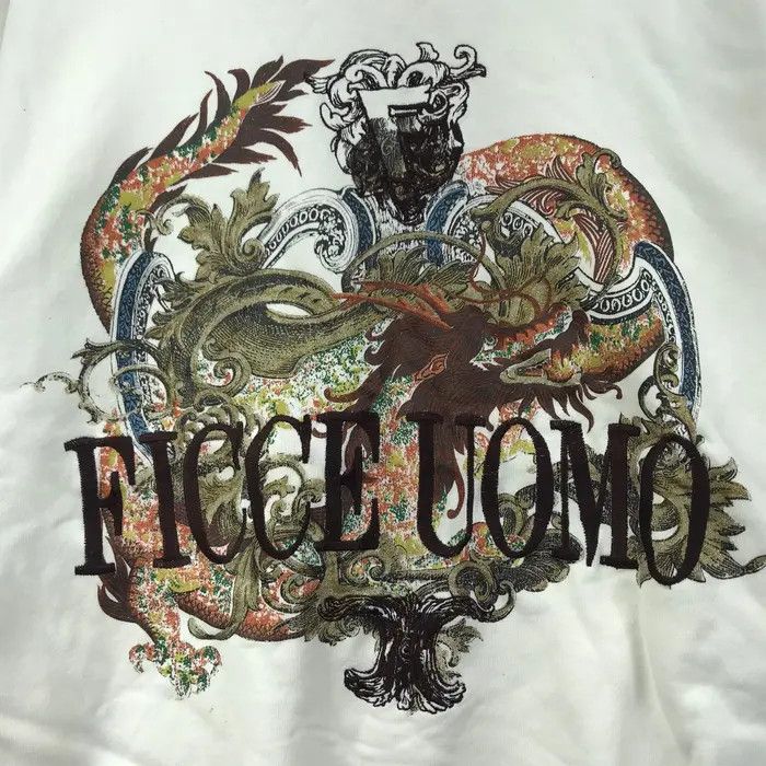 Japanese Brand Vtg FICCE YOSHIYUKI KONISHI Embroidery Dragon Sweatshirt Size US L / EU 52-54 / 3 - 3 Thumbnail