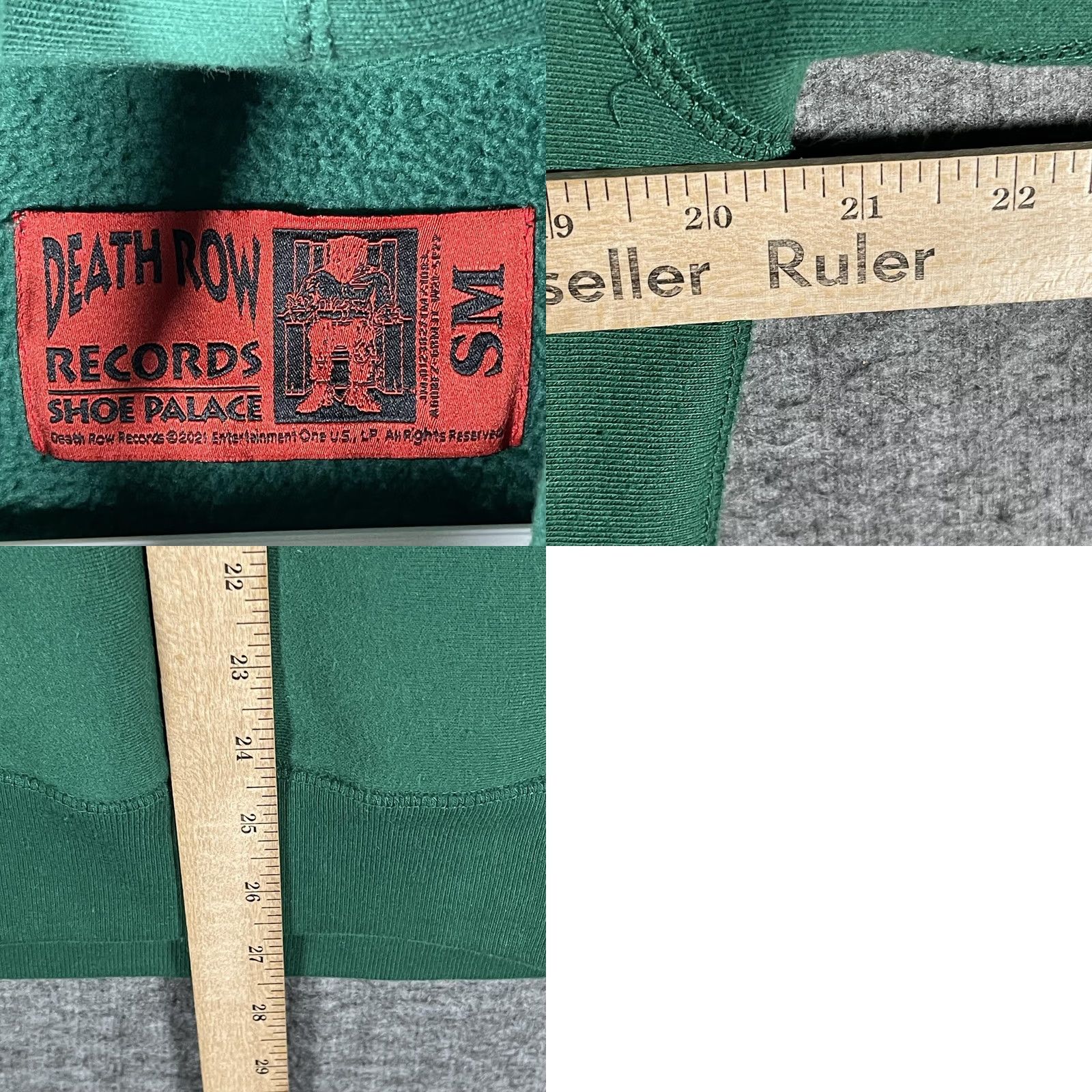 Palace Death Row Records Shoe Palace Hoodie Mens Medium Green Doggystyle Snoop Dogg Size US M / EU 48-50 / 2 - 8 Thumbnail