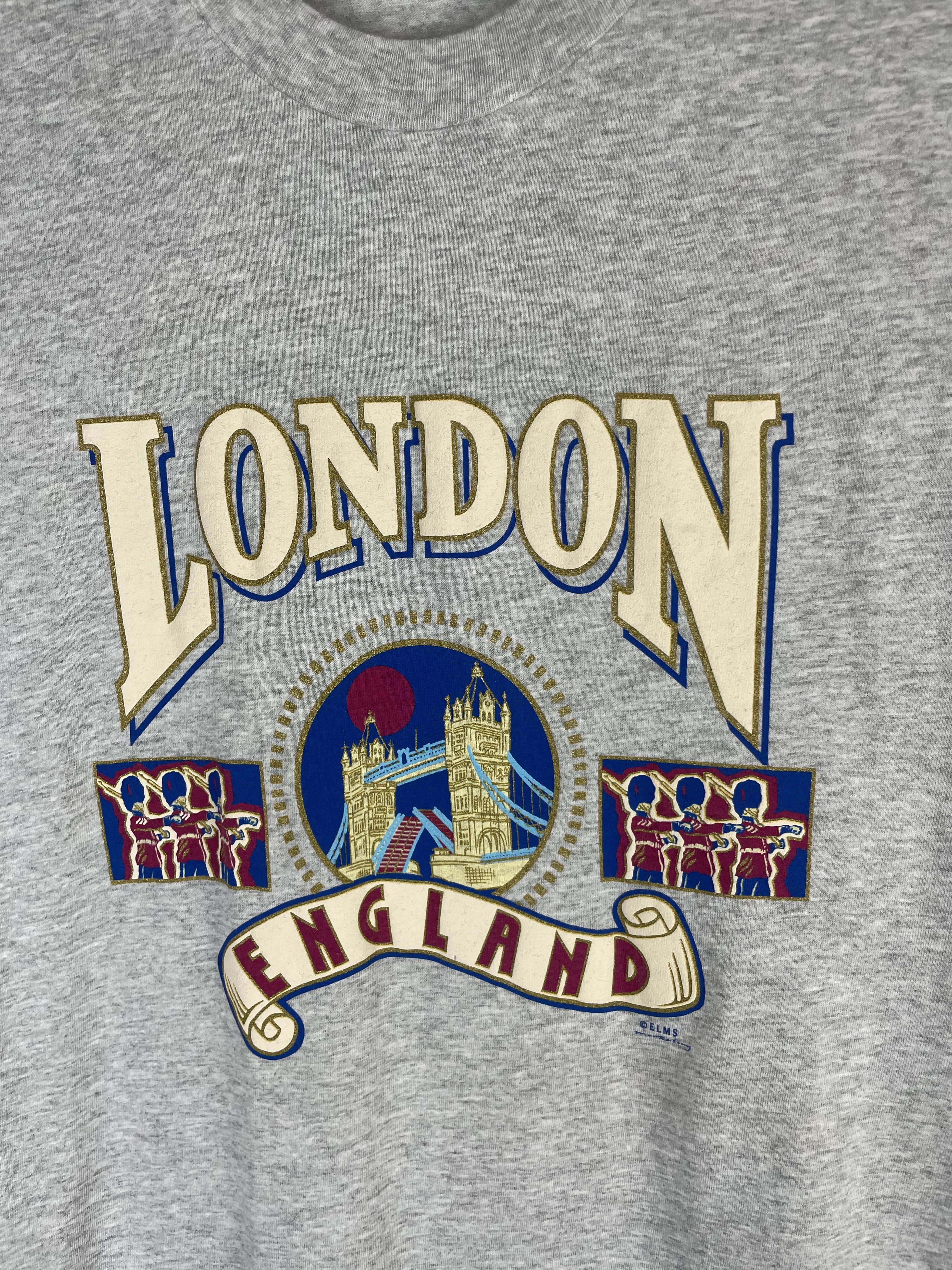 Other Vintage LONDON t shirt 90s Size US XL / EU 56 / 4 - 4 Thumbnail
