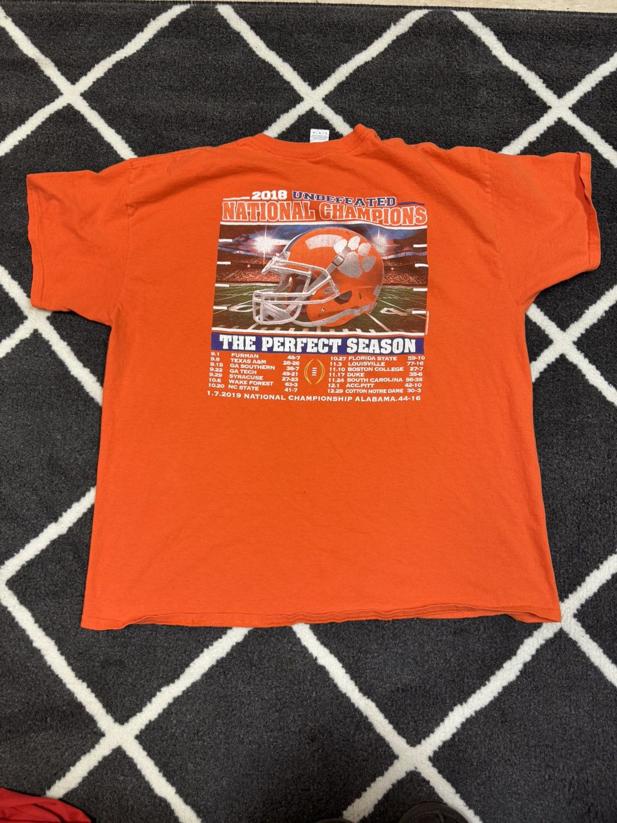 Gildan 2018 Clemson nation championship tshirt size xl Size US XL / EU 56 / 4 - 2 Thumbnail