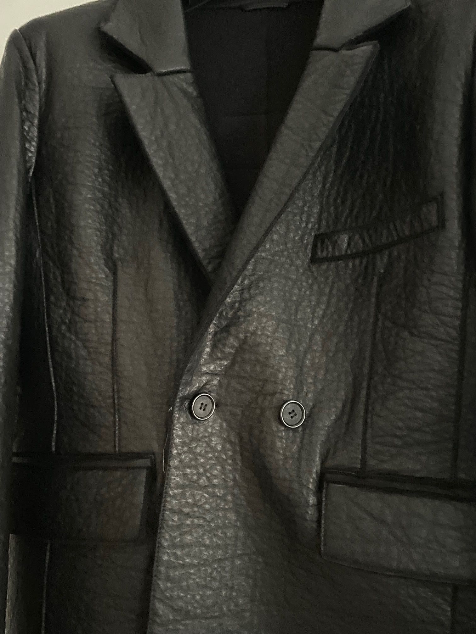 Martin Asbjorn Martin Asbjorn Stevie black lamb leather blazer jacket S 46 Size US S / EU 44-46 / 1 - 2 Thumbnail