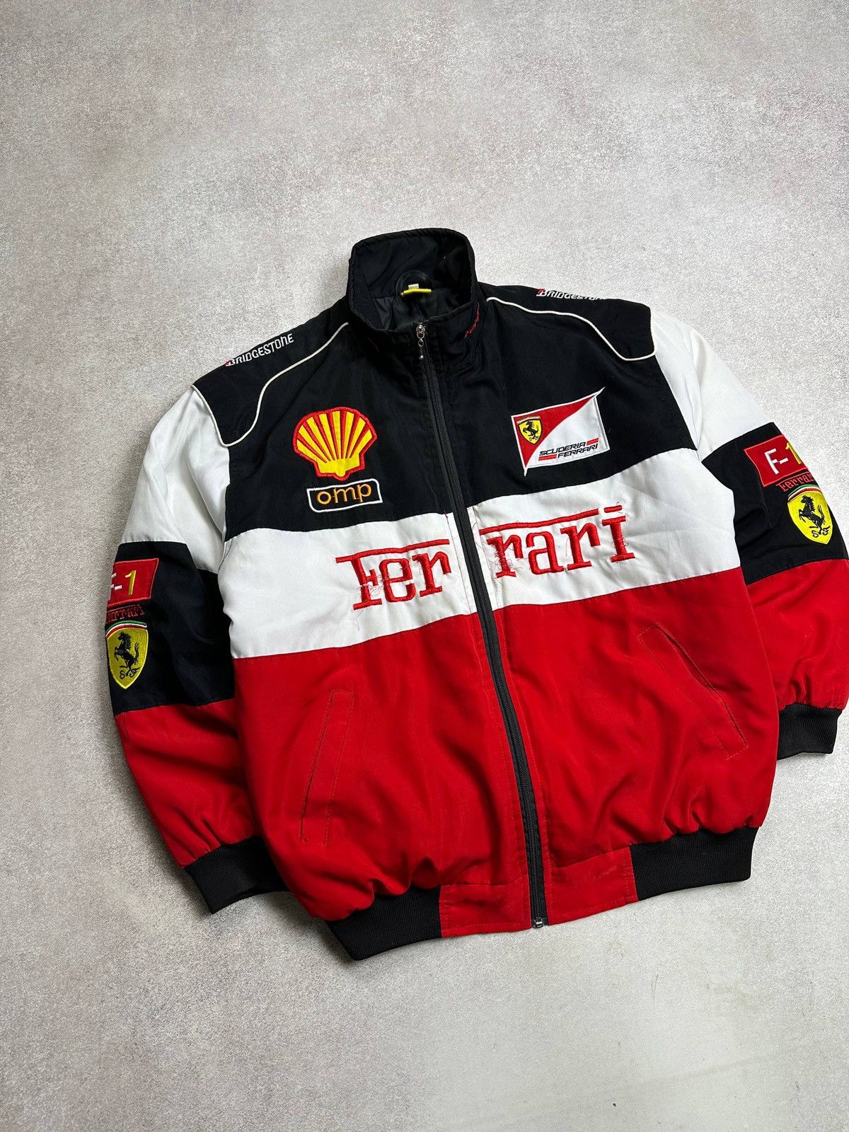 Ferrari Vintage Ferarri Scuderia F-1 Racing Bomber Jacket Rare L Size US L / EU 52-54 / 3 - 2 Thumbnail