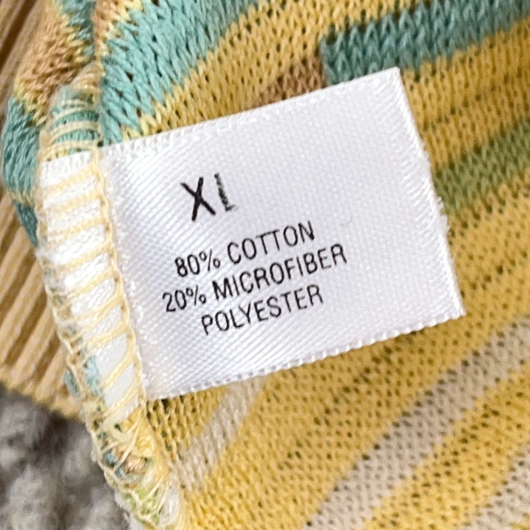 Vintage VINTAGE St. Croix Mens Sweater Pullover Adult XL Long Sleeve Striped Knit Yellow Casual Size US XL / EU 56 / 4 - 4 Thumbnail