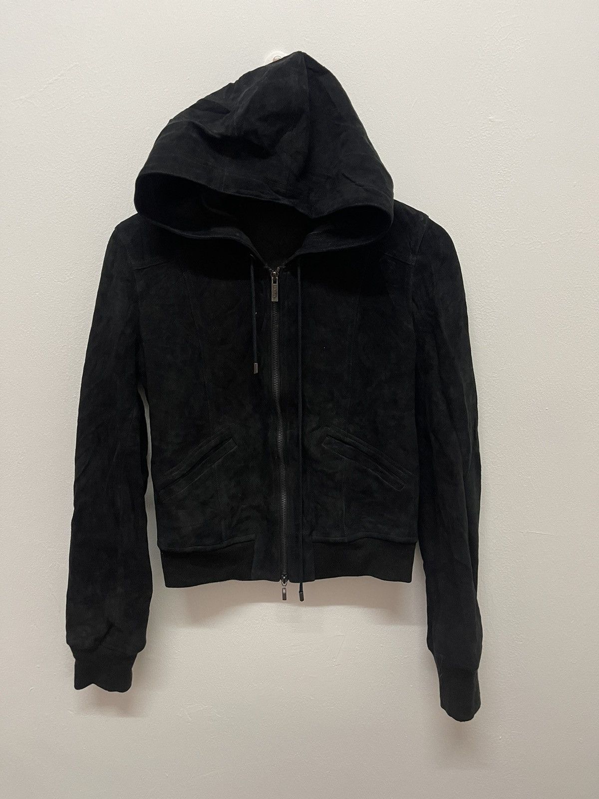 Theory BLACK THEORY LAMBSKIN CROP JACKET Size US S / EU 44-46 / 1 - 3 Thumbnail