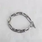 Jewelry Link Chain Bracelet 2000s Chrome Y2K Punk Skater Grunge Size ONE SIZE - 2 Thumbnail