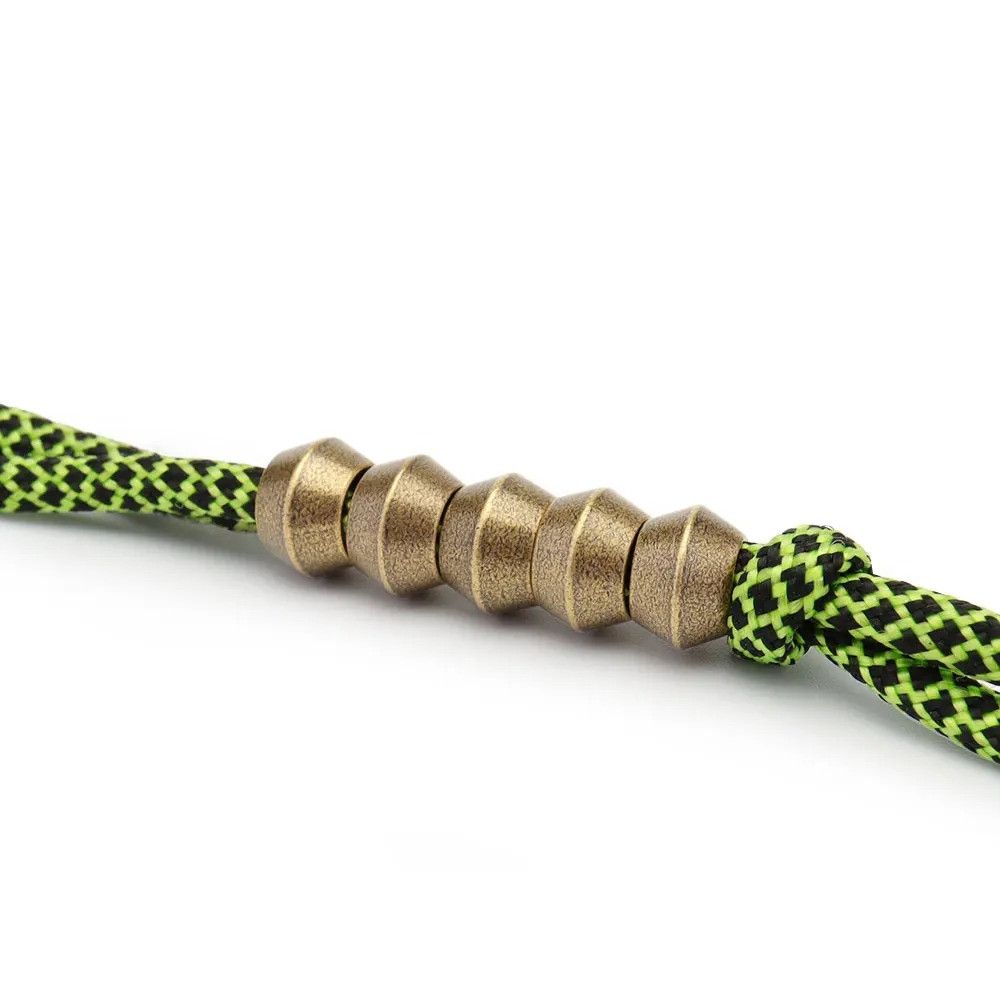 Handmade 10Pcs Small Brass Knife Beads Paracord Bead Zipper Umbrella Size ONE SIZE - 2 Thumbnail