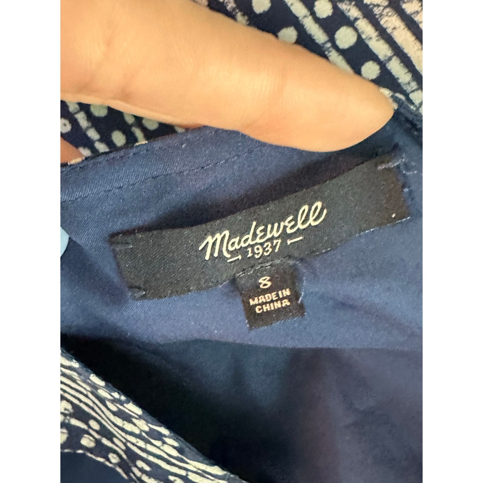 Madewell Madewell silk polka dots stripes mini dress size Small Size S / US 4 / IT 40 - 3 Thumbnail