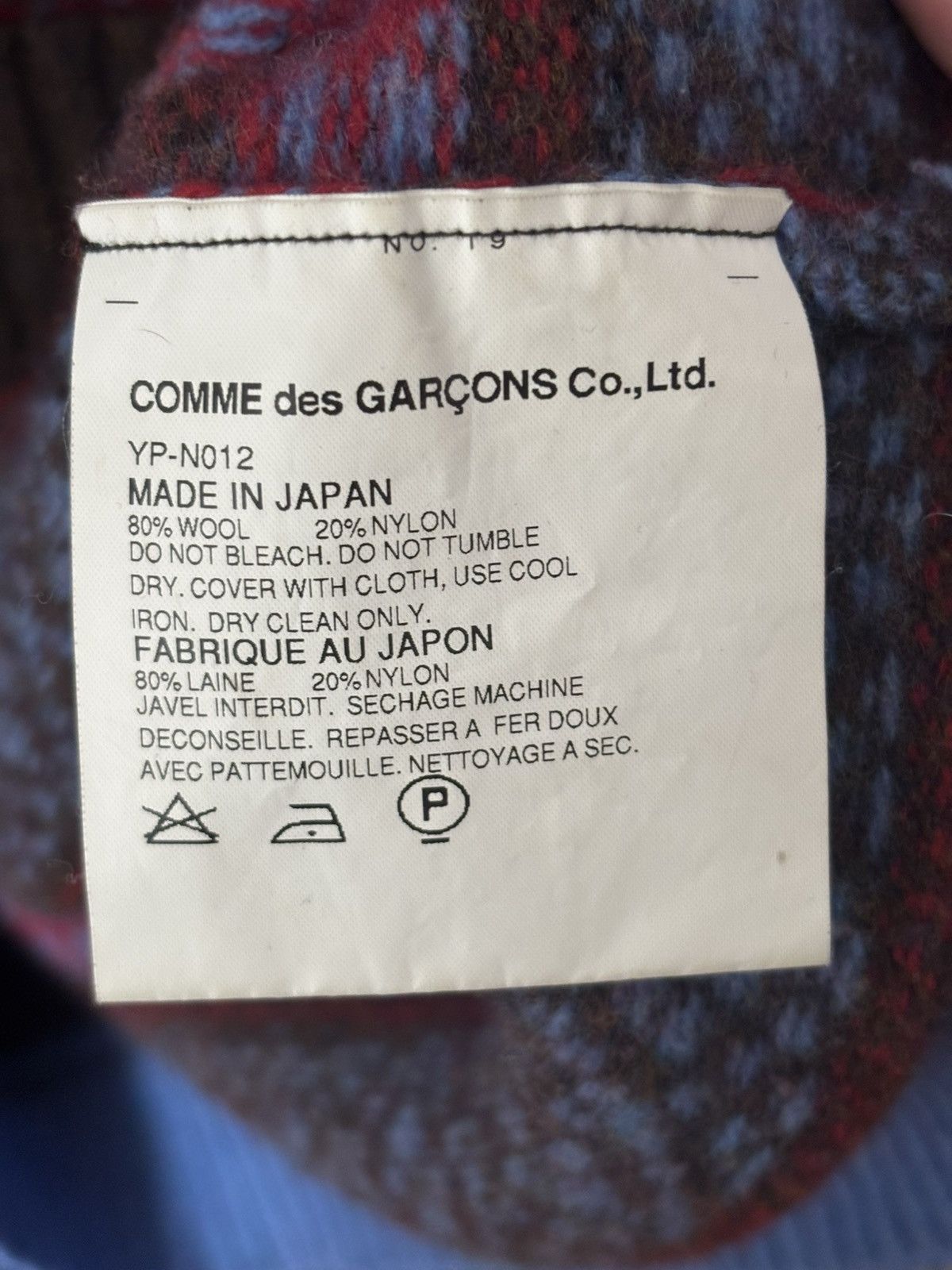 Junya Watanabe Junya Watanabe Comme Des Garcons Wool Sweater L Size US L / EU 52-54 / 3 - 5 Thumbnail