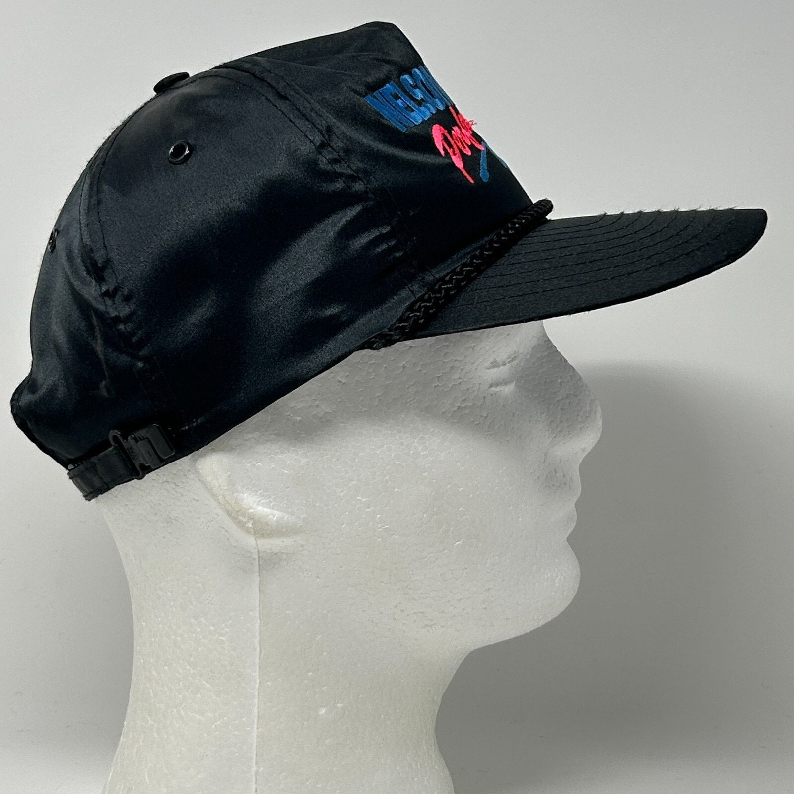Nissan Vintage 90s Nelson Marine Performance Hat Baseball Cap Black Size ONE SIZE - 7 Thumbnail