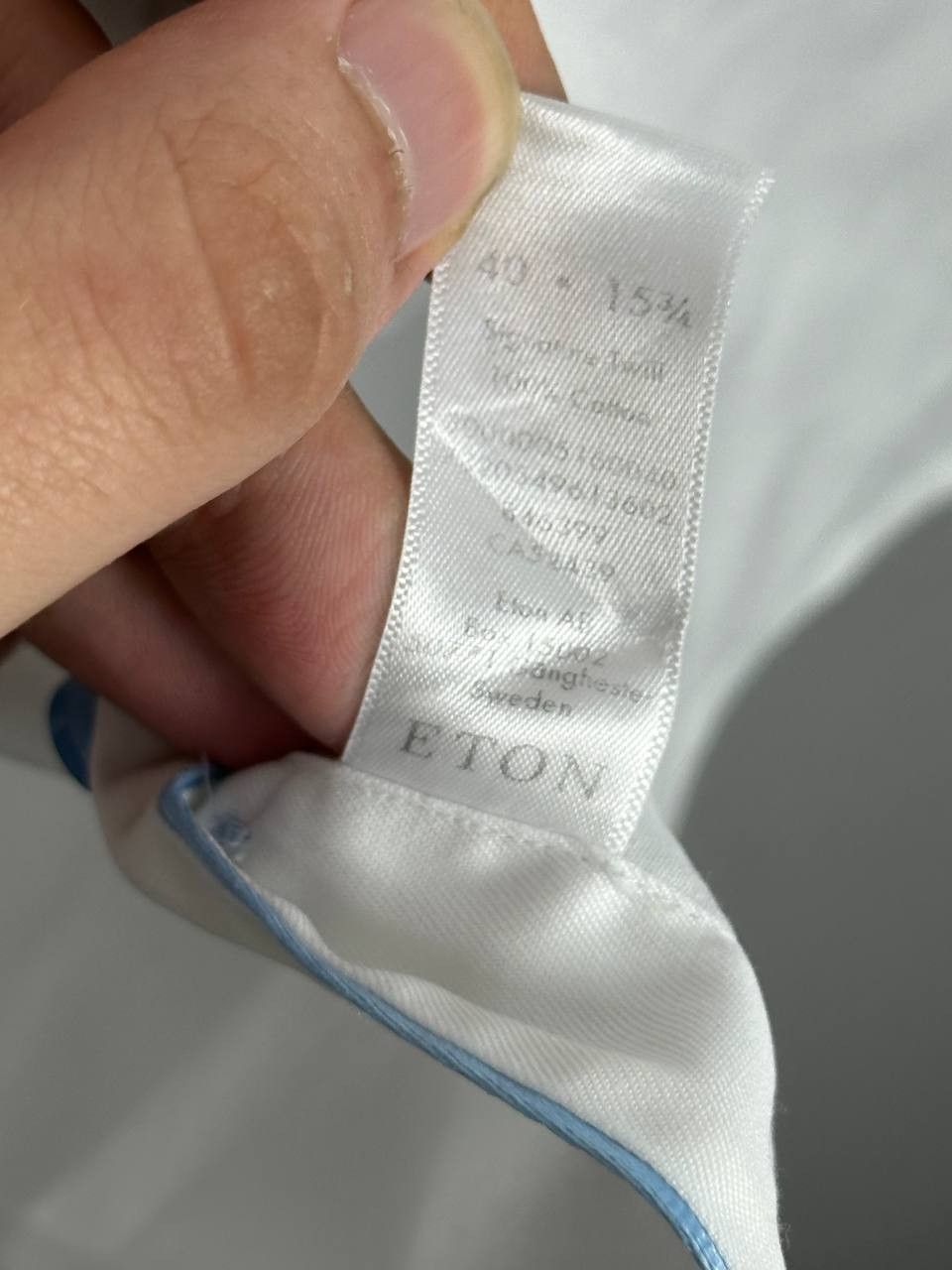 Eton Eton Luxury White Contemporary Slim Fit Shirt Size US M / EU 48-50 / 2 - 9 Thumbnail