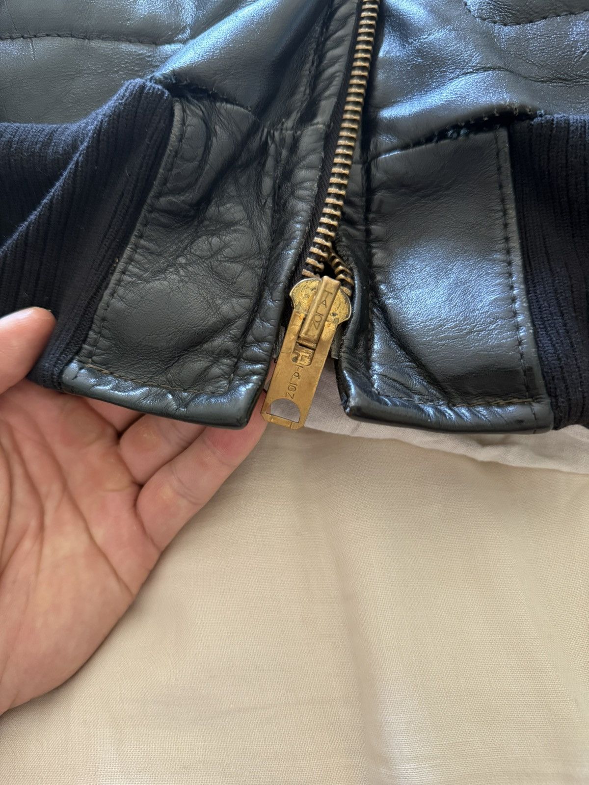 Other Cal leather horsehide jacket Size US L / EU 52-54 / 3 - 6 Thumbnail