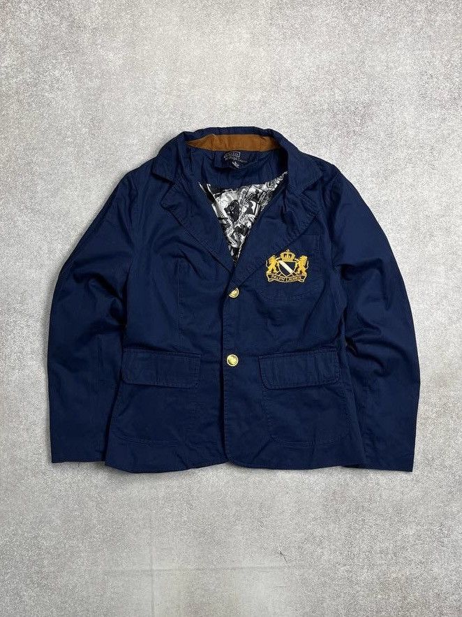 Polo Ralph Lauren Vintage Polo Ralph Lauren Blue Blazer Jacket L Size 50L - 1 Thumbnail