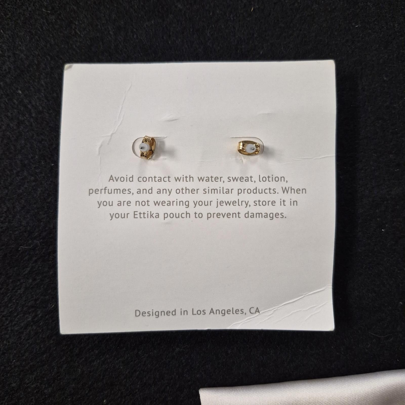 Other Ettika Polished Heart Stud Earrings 18k gold-plated Size ONE SIZE - 4 Thumbnail