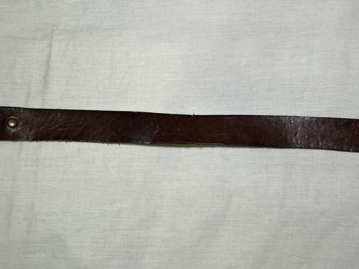 Vintage Y2K Leather Cowboy Lucky Seven 777 Belt Made in USA Size 34 - 9 Thumbnail