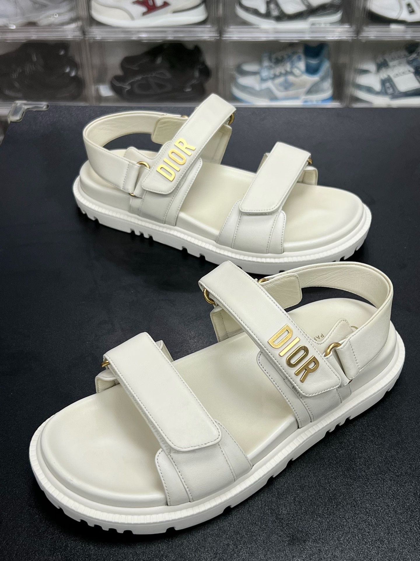 Dior Dior White Sandals us_8 Women Size US 8 / IT 38 - 1 Thumbnail