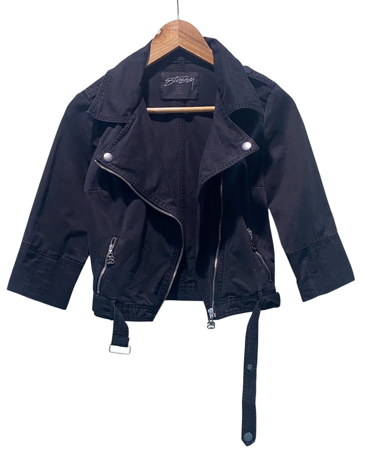 Stussy 🔥Stussy Japan Crazy Cotton Biker Jacket Size M / US 6-8 / IT 42-44 - 1 Thumbnail