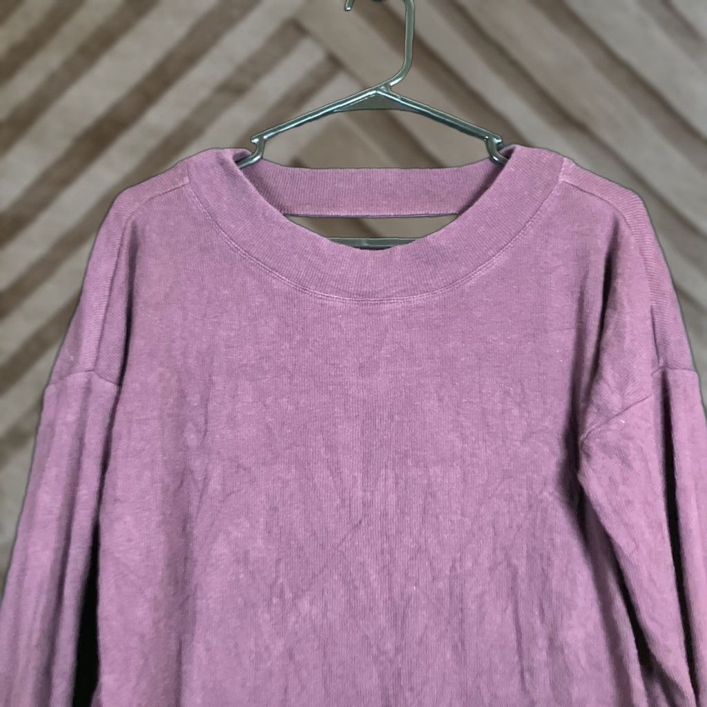 Athleta Athleta Womens Sweatshirt Plum Presence Soft Rib Pullover Stretch XS Size XS / US 0-2 / IT 36-38 - 1 Thumbnail