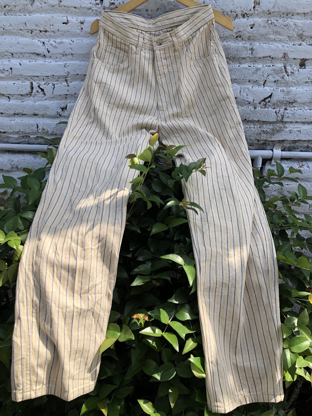 Japanese Brand × Johnbull ZAZOU JOHNBULL HIKORI STRIPE PANTS Size US 29 - 1 Thumbnail