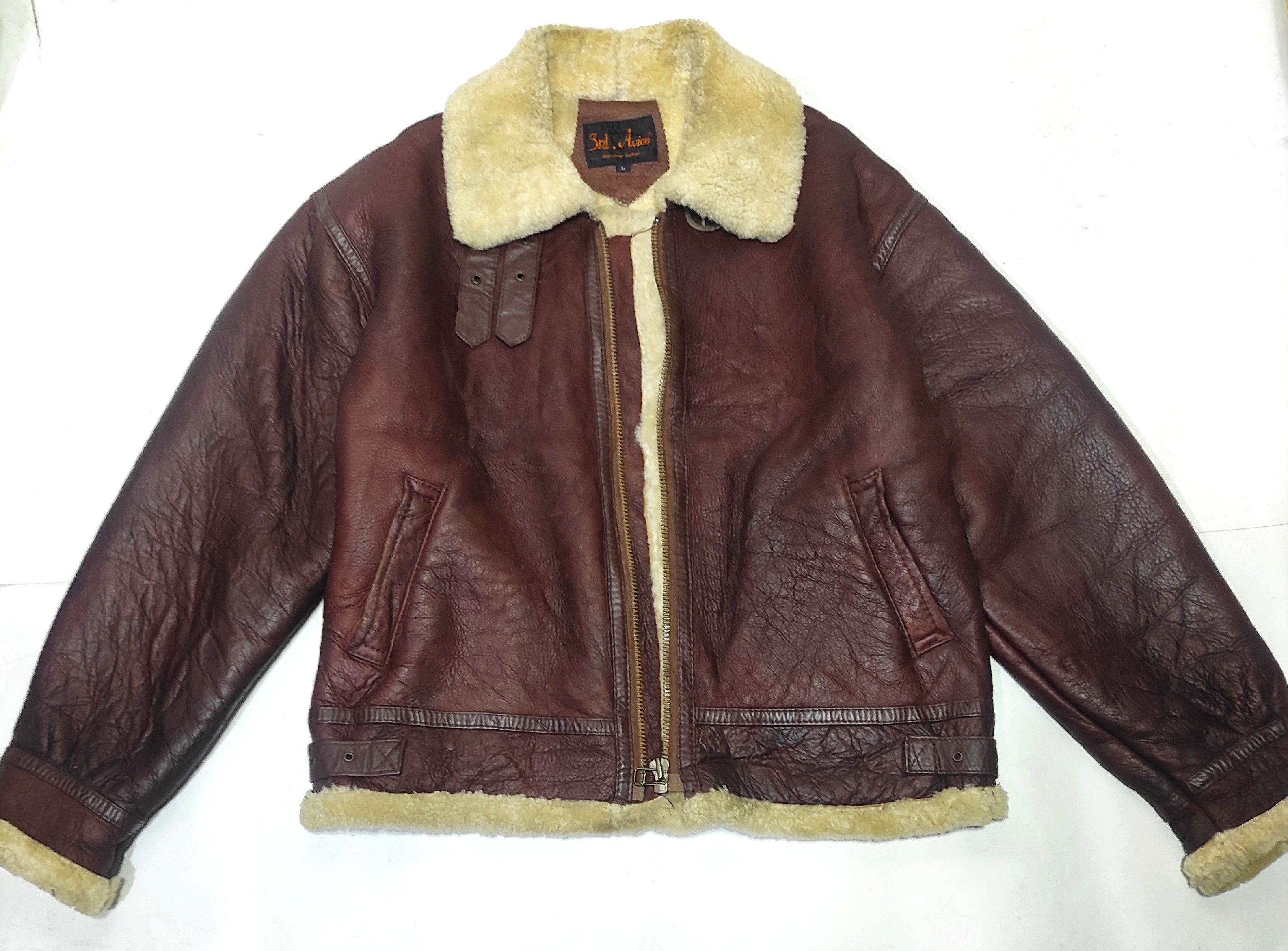 Leather Beautiful Color B3 jacket Genuine Sheepskin Size US L / EU 52-54 / 3 - 9 Thumbnail