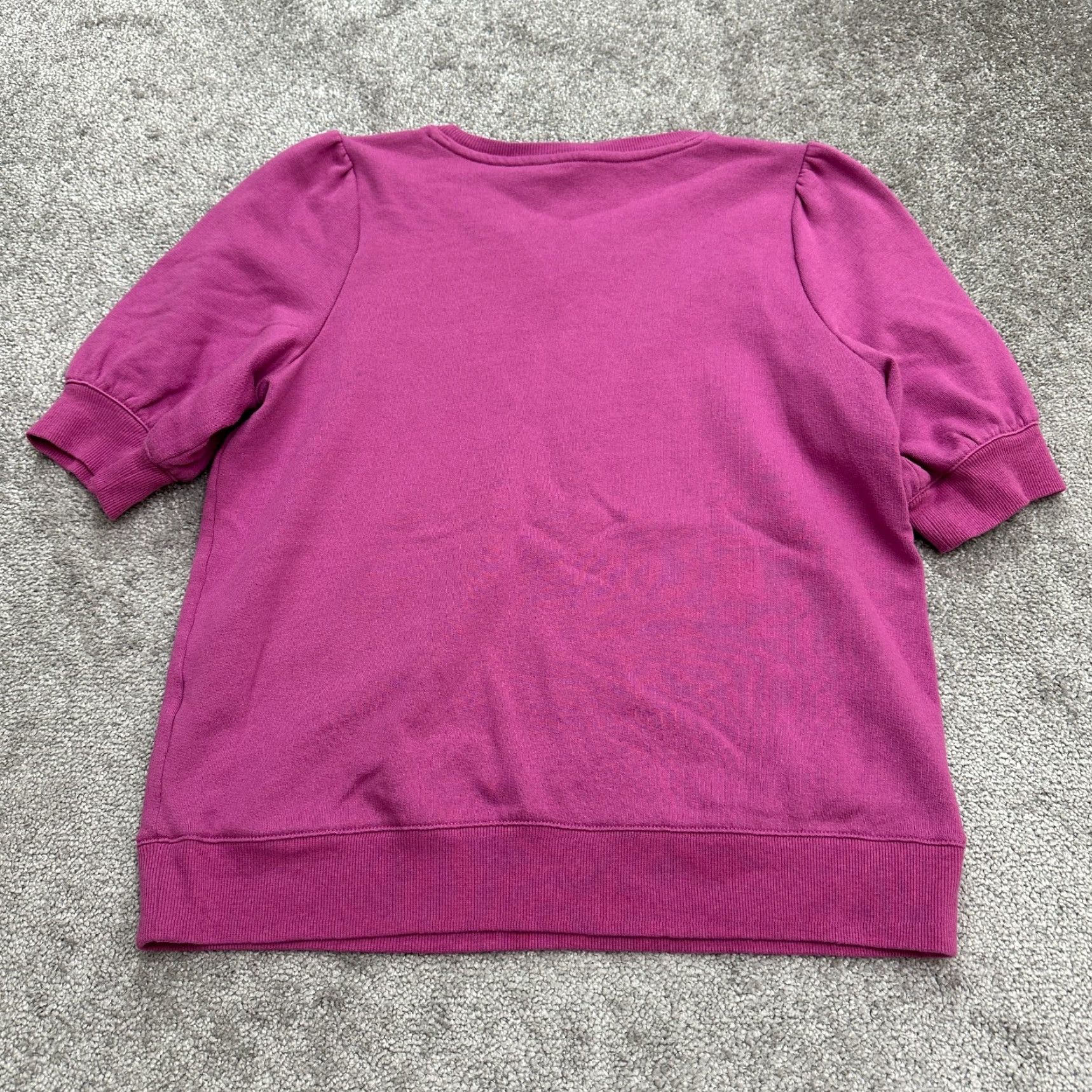 Nine West Nine West Sweatshirt Shirt Womens XL Pink Three Quarter Sleeve Crew Neck Fleece Pullover Casual Size XL / US 12-14 / IT 48-50 - 2 Thumbnail