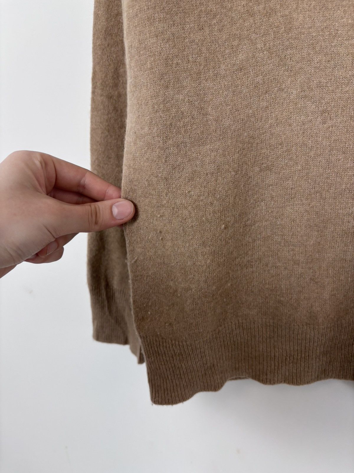 Gran Sasso Gran Sasso Men’s Italian Wool Cashmere Knit V-Neck Sweater Size US S / EU 44-46 / 1 - 5 Thumbnail