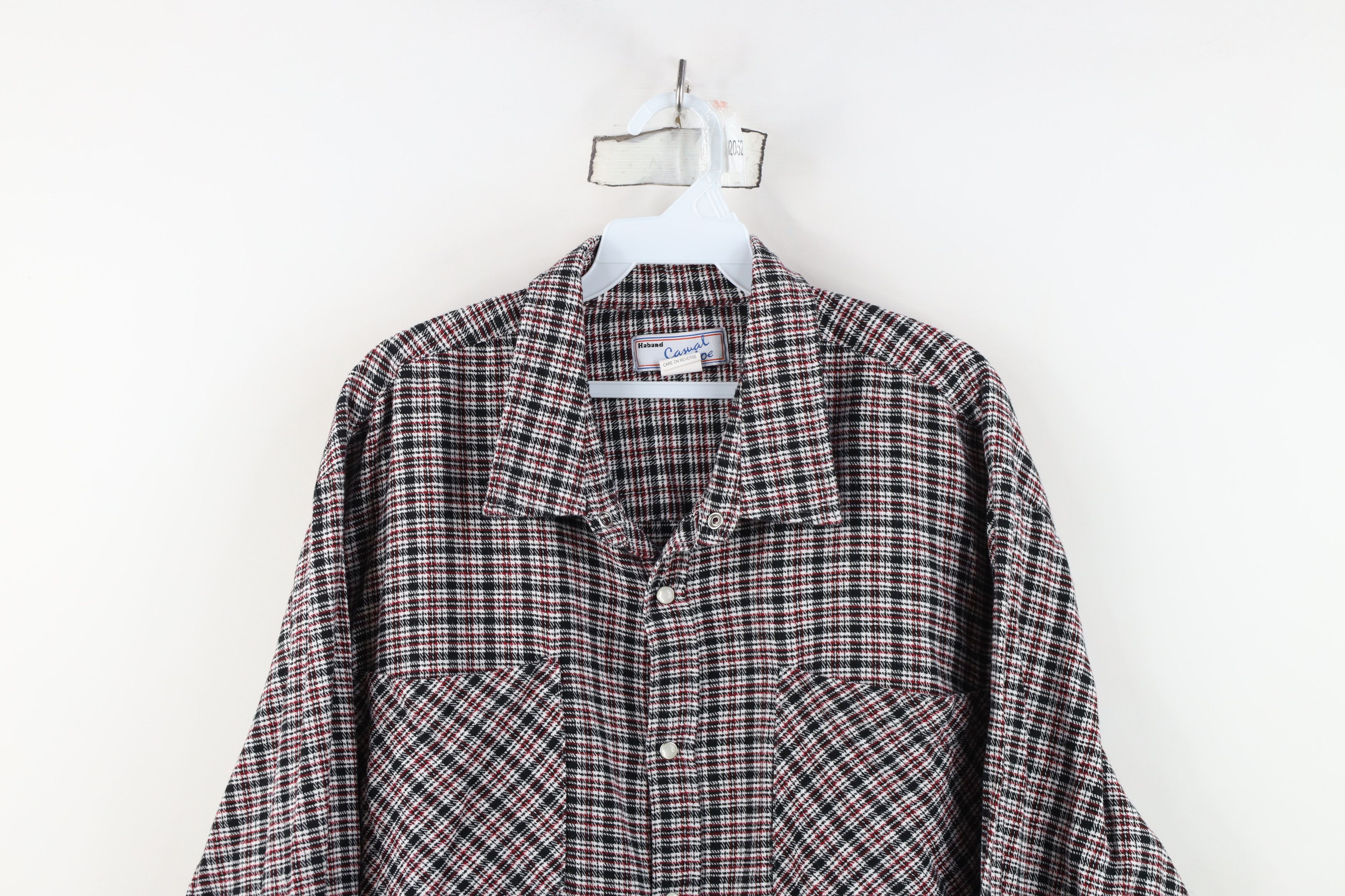 Vintage Vintage 90s Y2K Streetwear Big Pocket Flannel Collared Shirt Size US XL / EU 56 / 4 - 2 Thumbnail