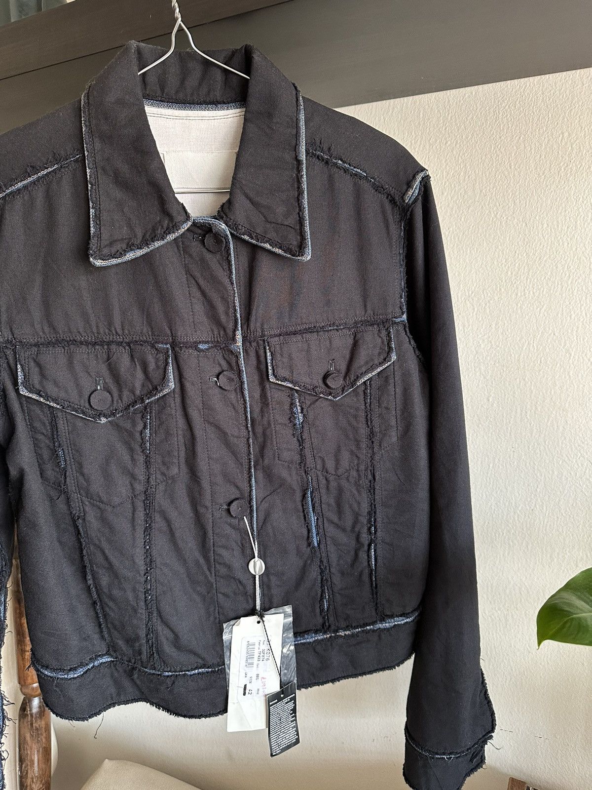 Maison Margiela FW04 Artisanal Maison Margiela Black Overlay Jacket Size US XS / EU 42 / 0 - 6 Thumbnail