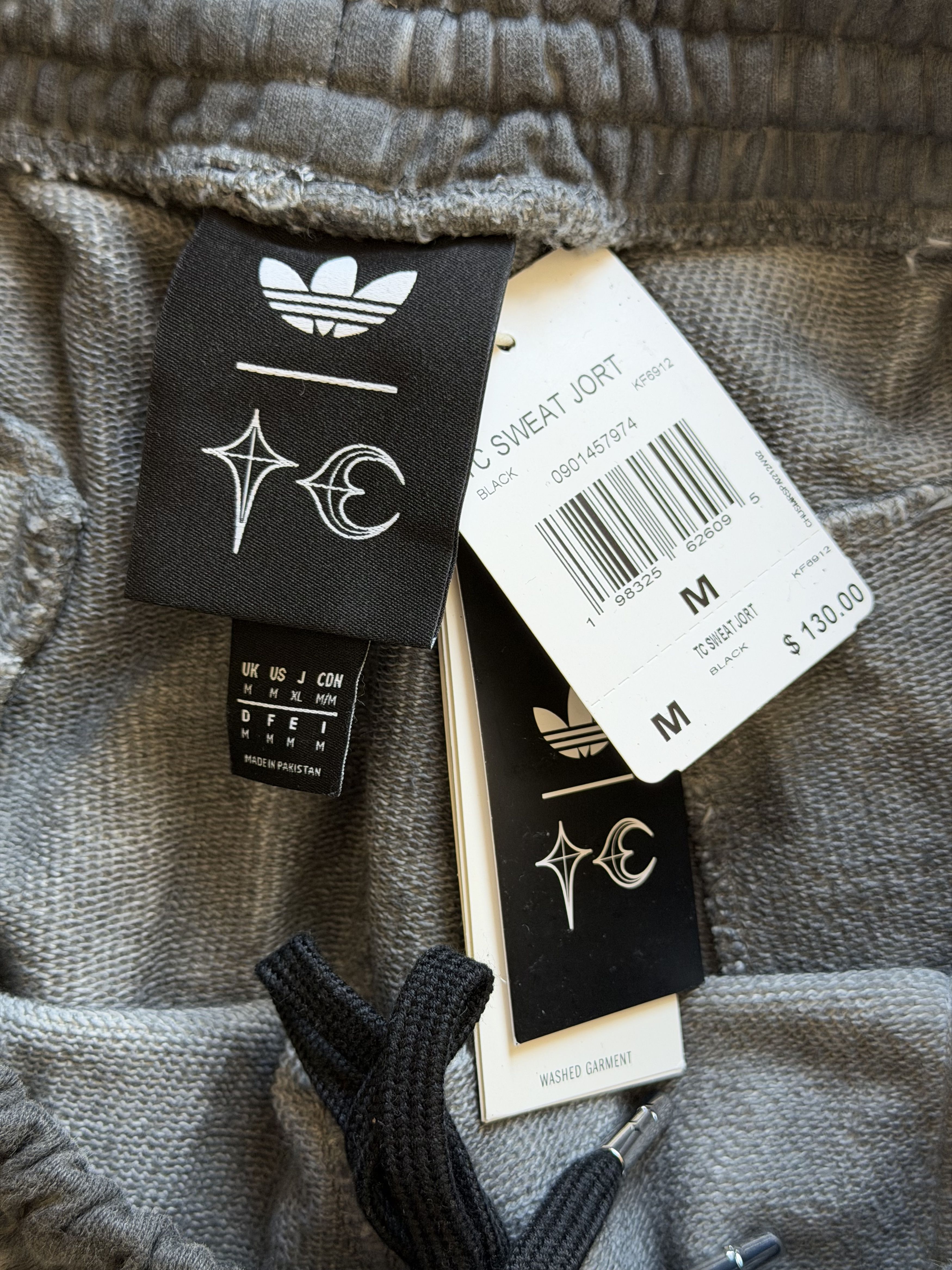 Adidas × Thug Club Thug Club Adidas Sweat Jort in Black Size US 32 / EU 48 - 7 Thumbnail