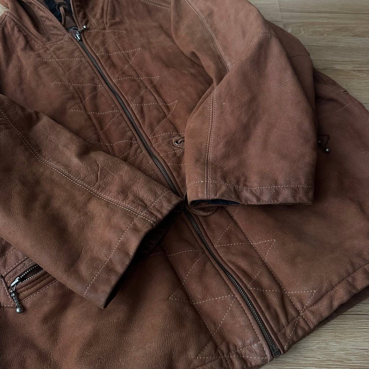 Diesel Diesel Leather Flying Cougar Jacket Size US XL / EU 56 / 4 - 6 Thumbnail