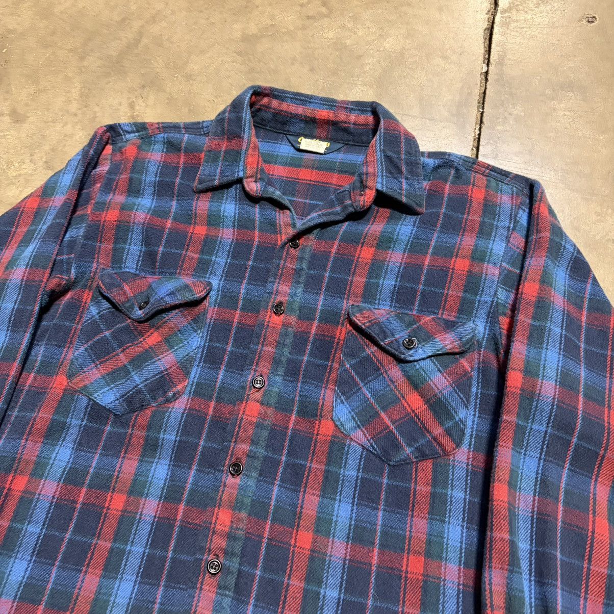 Oshkosh Vintage OshKosh BGosh Plaid Flannel Shirt Button Up Workwear Size US XL / EU 56 / 4 - 3 Thumbnail