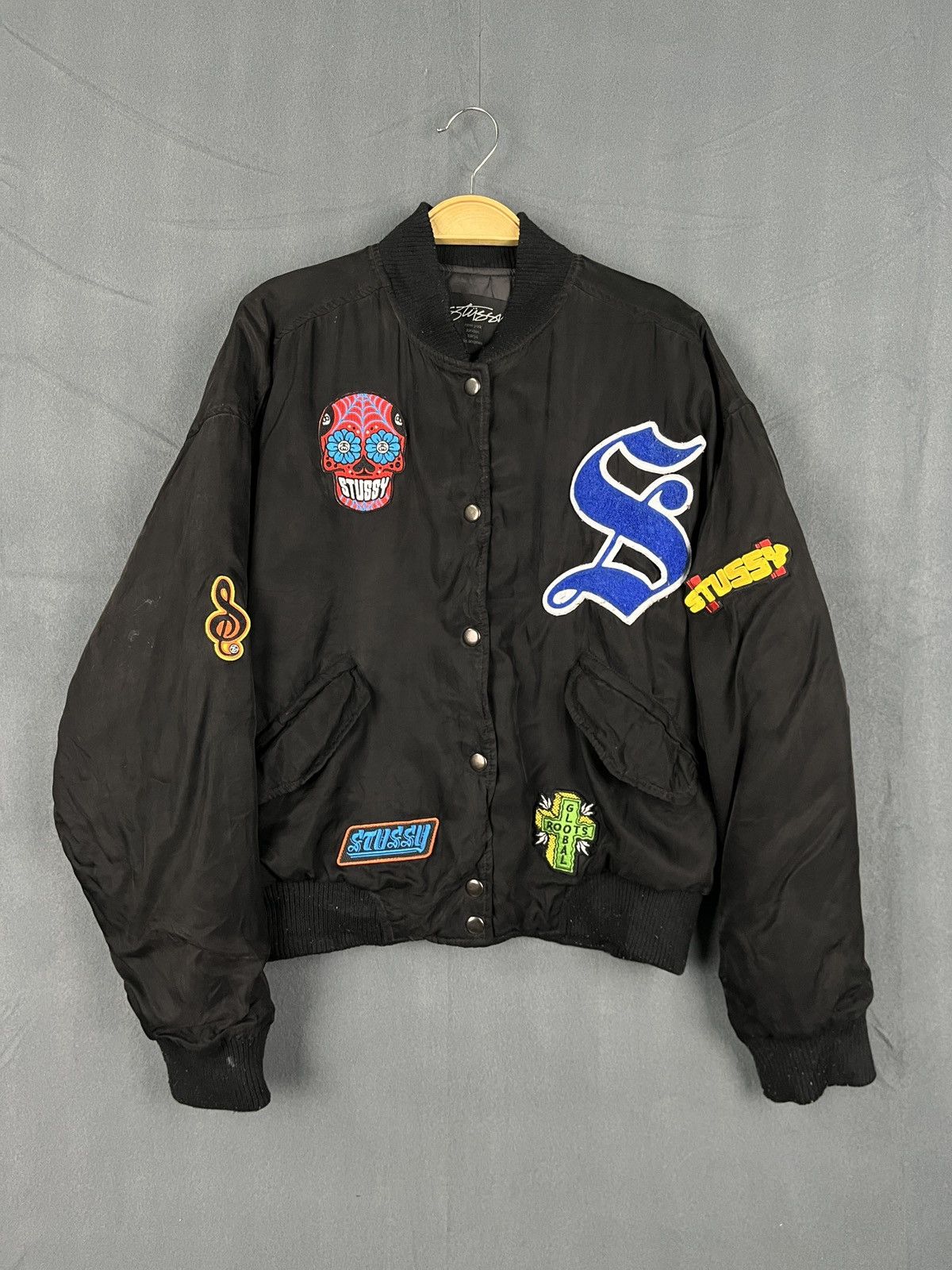 Other Stussy Bomber Jacket with Patches Size M / US 6-8 / IT 42-44 - 6 Thumbnail