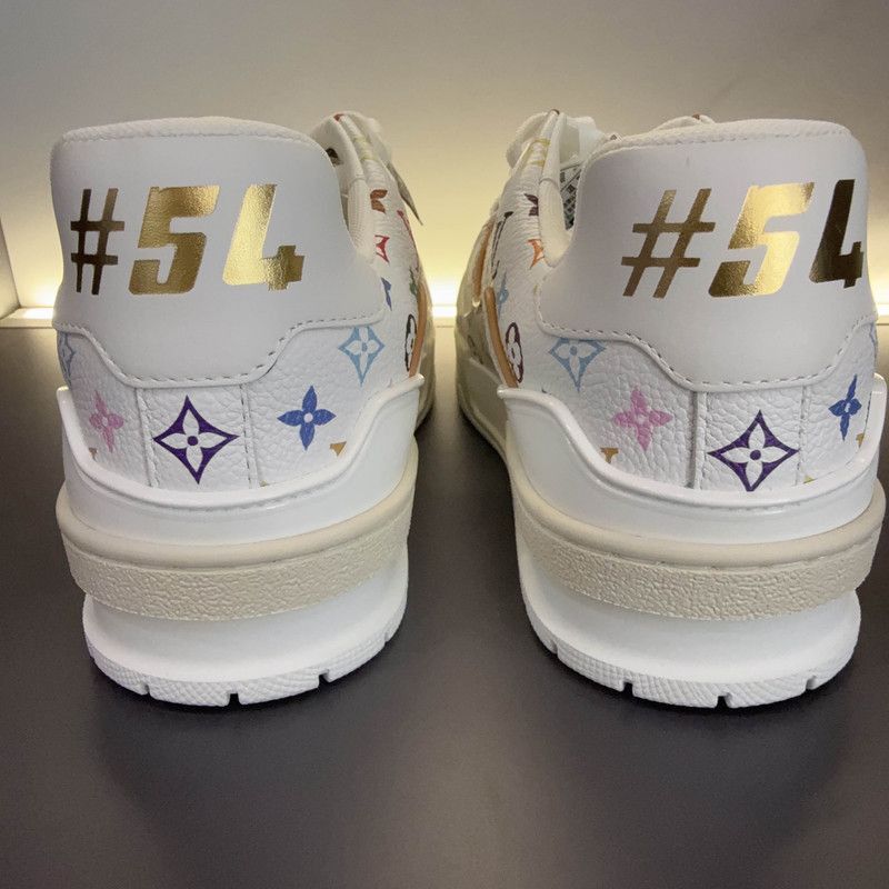 Louis Vuitton Takashi Murakami x Louis Vuitton Colorful Low-Top Trainers Size US 8 / IT 38 - 3 Thumbnail
