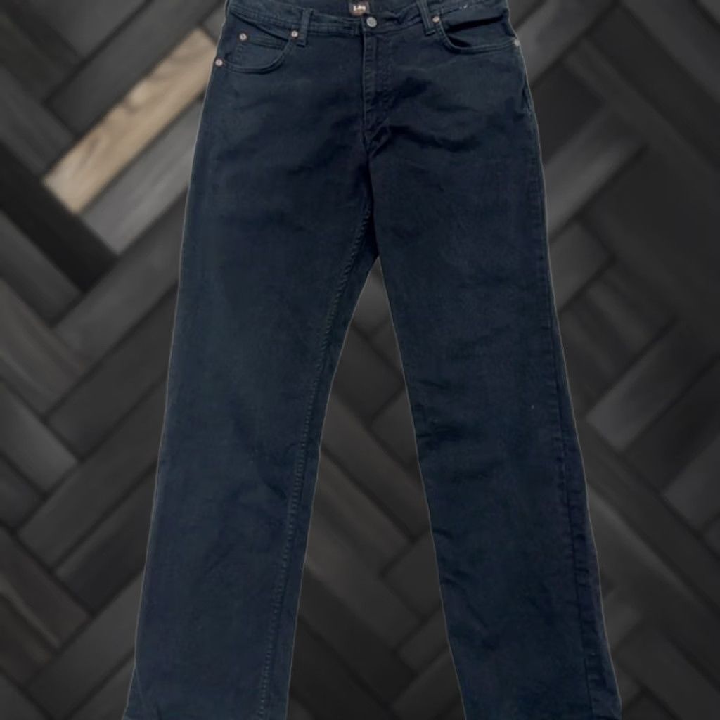 Lee Lee Boys Black Straight Jeans Big Boy Size 36x34 Mid Rise Size US 36 / EU 52 - 1 Thumbnail