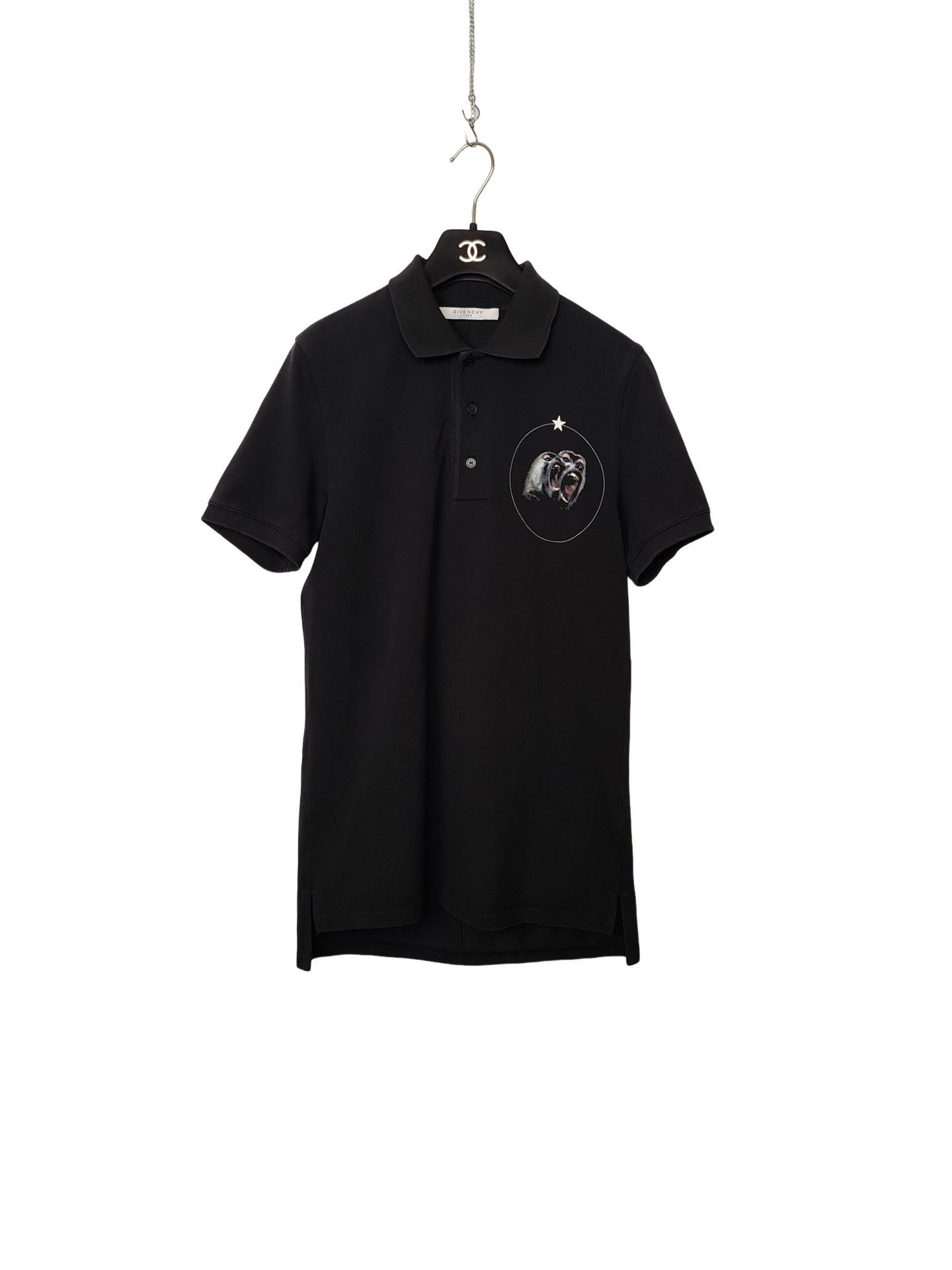 Givenchy Givenchy Monkey Print Polo Shirt XS Size US XS / EU 42 / 0 - 1 Thumbnail
