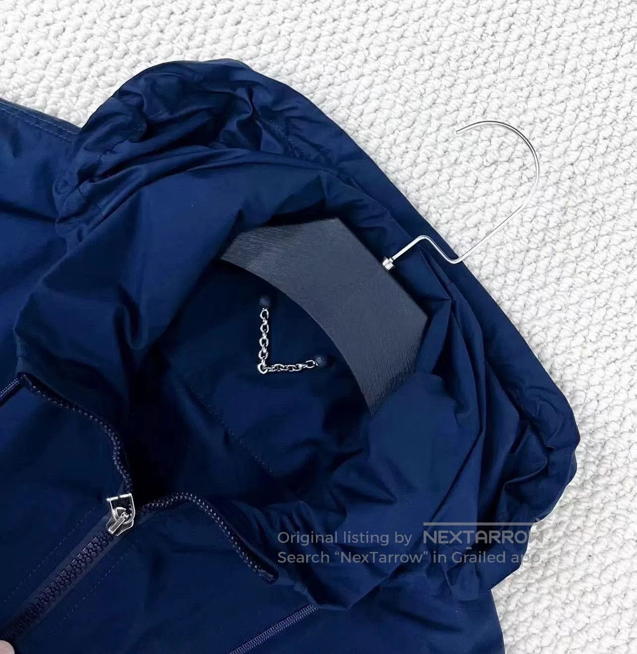Louis Vuitton Louis Vuitton Deep Blue Logo Hooded Jacket. Size US L / EU 52-54 / 3 - 3 Thumbnail