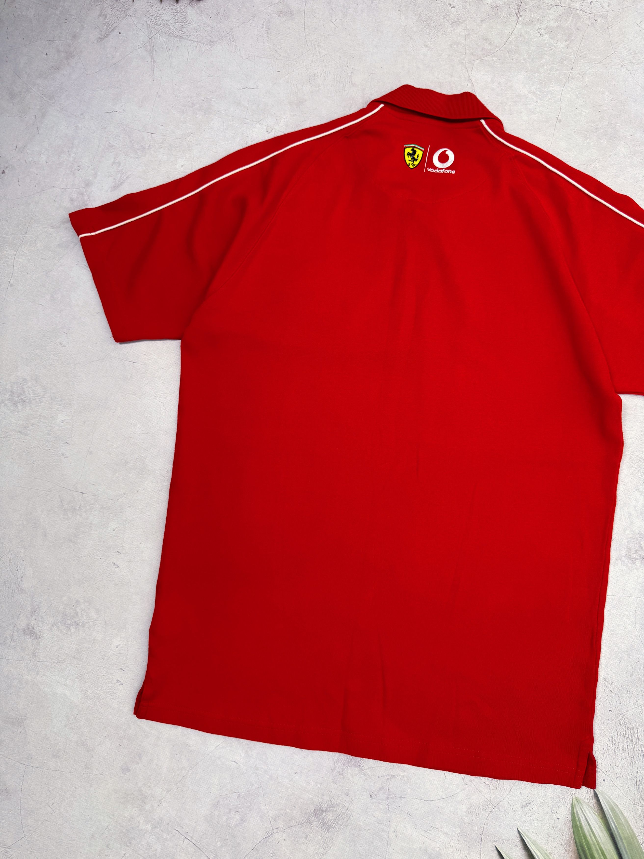 Ferrari × Formula 1 × Vintage Y2K 2002 Ferrari & Vodafone Polo T-Shirt Racing F1 Team Size US M / EU 48-50 / 2 - 13 Thumbnail