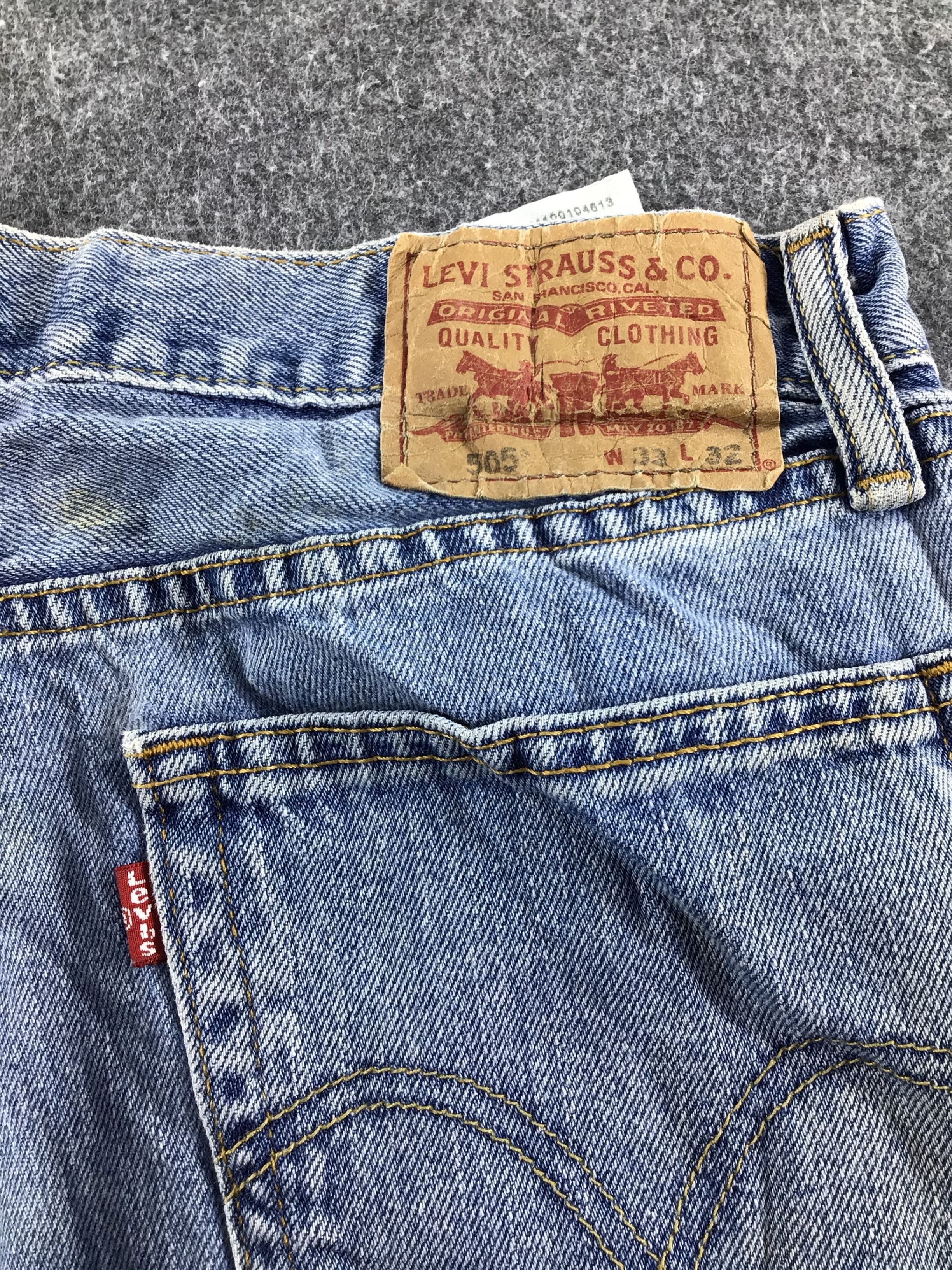 Levi's Vintage Levis 505 Jeans Dirty Faded Blue -J495 Size US 33 - 5 Thumbnail