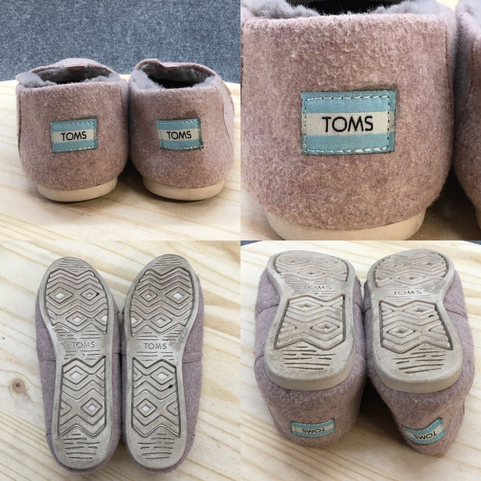 Toms TOMS Slippers Womens 10 Slip On Loafers Flats Comfort Pink Fabric Size US 10 / IT 40 - 8 Thumbnail
