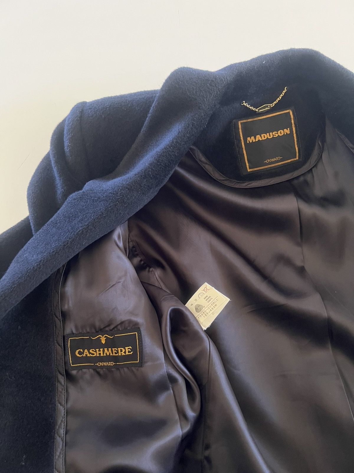 Japanese Brand Maduson Onward Cashmere New Wool 100% Coat Size M / US 6-8 / IT 42-44 - 7 Thumbnail