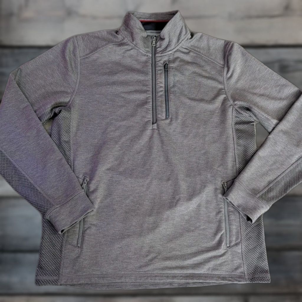 Vineyard Vines Vineyard Vines Performance Quarter Zip Pullover Shirt Mens M Gray Golf VGUC Size US M / EU 48-50 / 2 - 1 Thumbnail